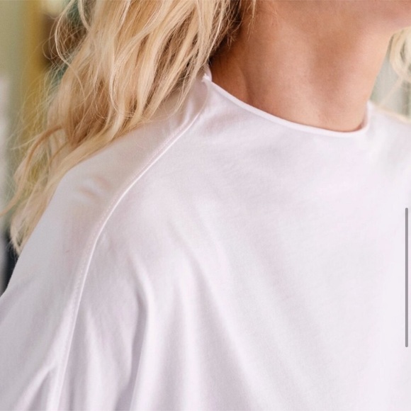 Frank & Eileen Tee Lab Long Sleeve Funnel Neck Tee Ballet Slipper size Small - Picture 2 of 12